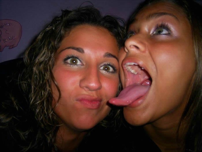 Babes With Long Tongues Can Lick Better.