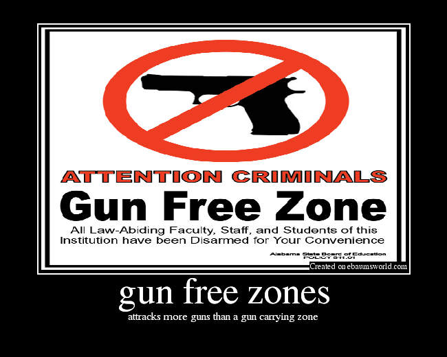 attracks more guns than a gun carrying zone
