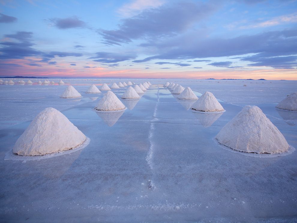 Salt Cones, Bolivia 