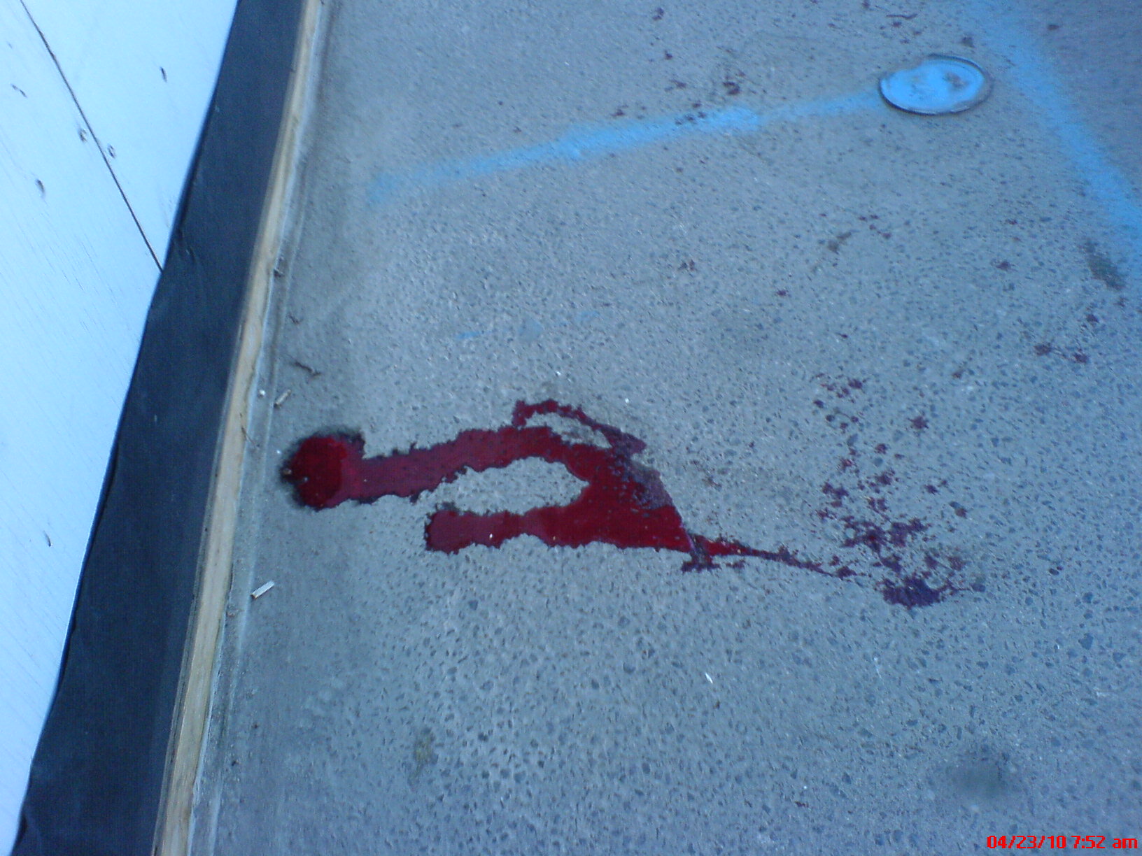 Unexplained Pool of Blood