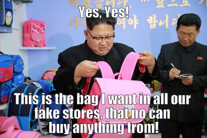 Fake Store in NK