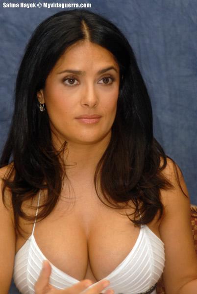 YOU HAVE TO SEE SALMA HAYEK'S HUGE TITS!!!