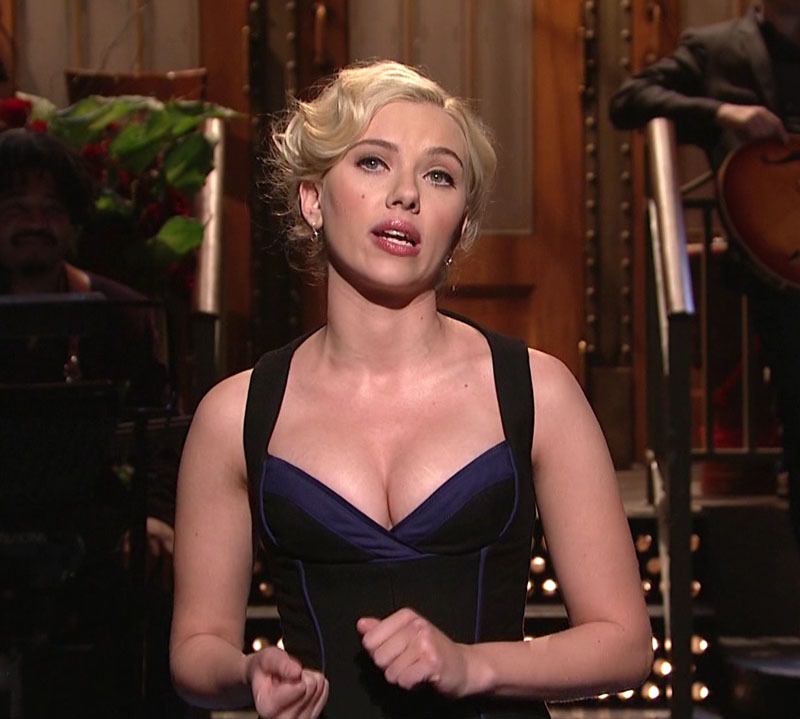 Scarlett Johansson's Boobs Steal the Show on SNL!!!