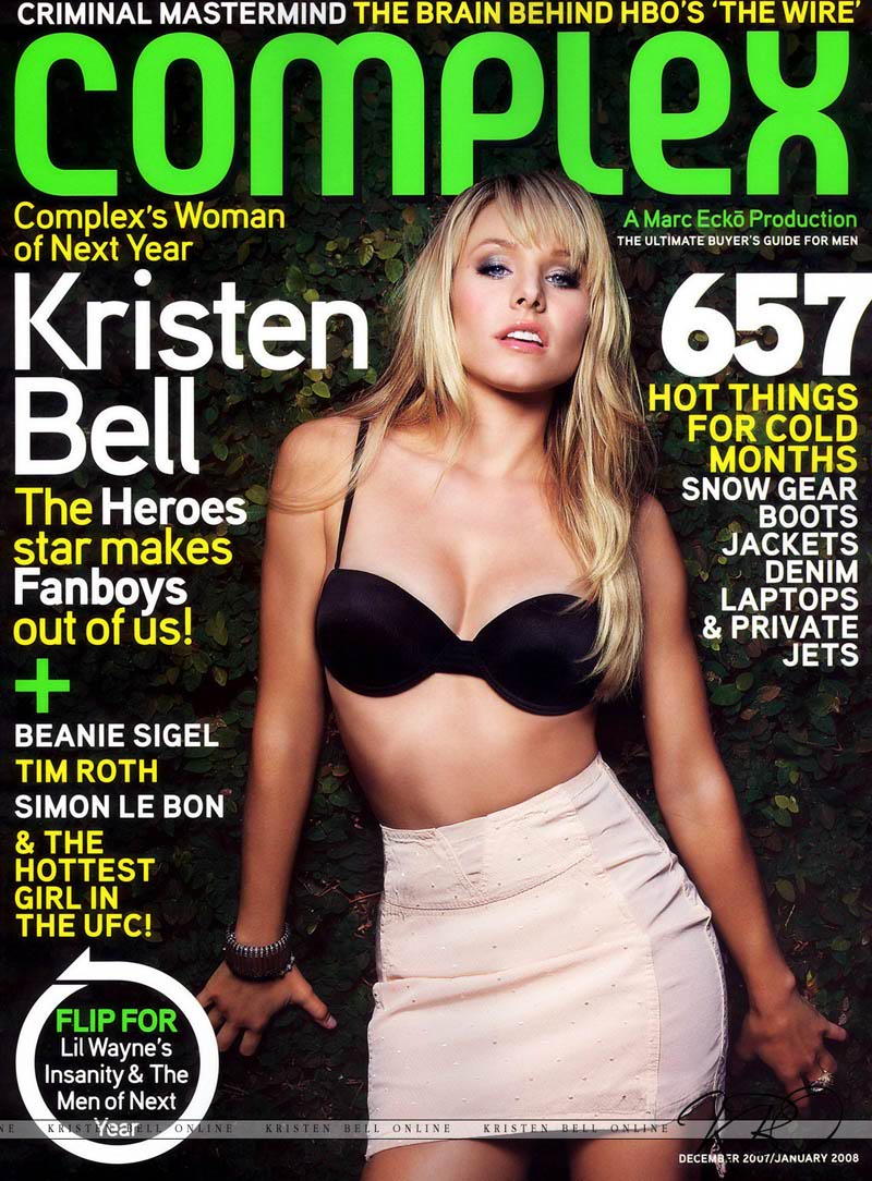 Kristen Bell from Complex Magazine!!