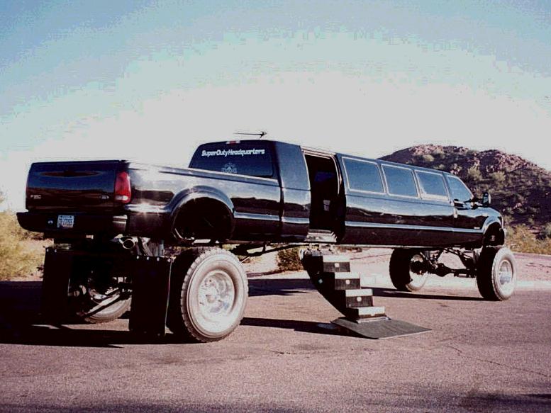 Truck turned into a limo