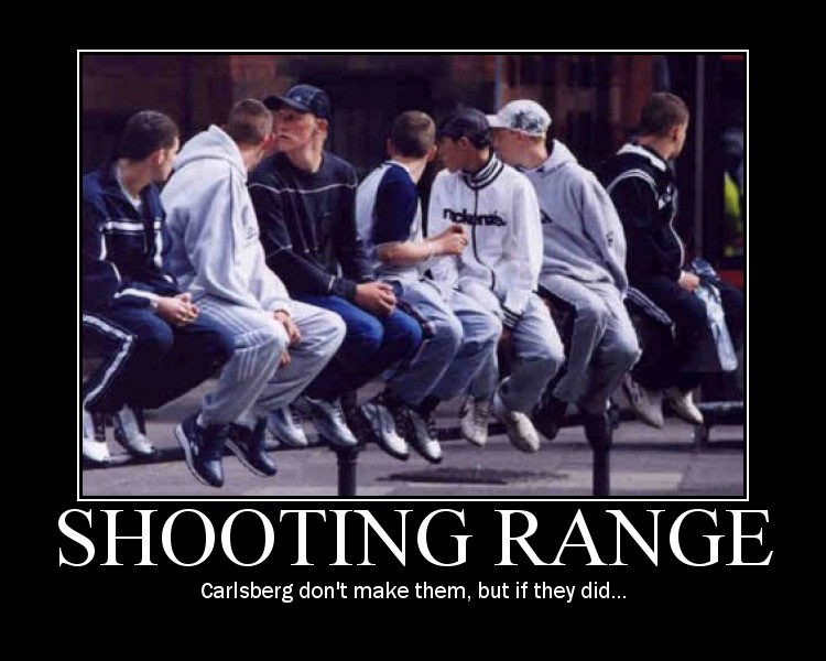 Carlsberg don't make shooting ranges, btu if they did, they'd be the best in the world.