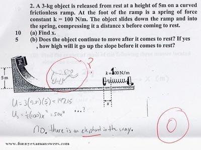 funny exam answers