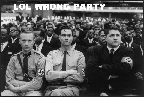 lol wrong party