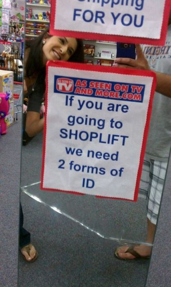 random pic banner - TPPIlg For You As Seen On T Wand More.Com If you are going to Shoplift we need 2 forms of Id