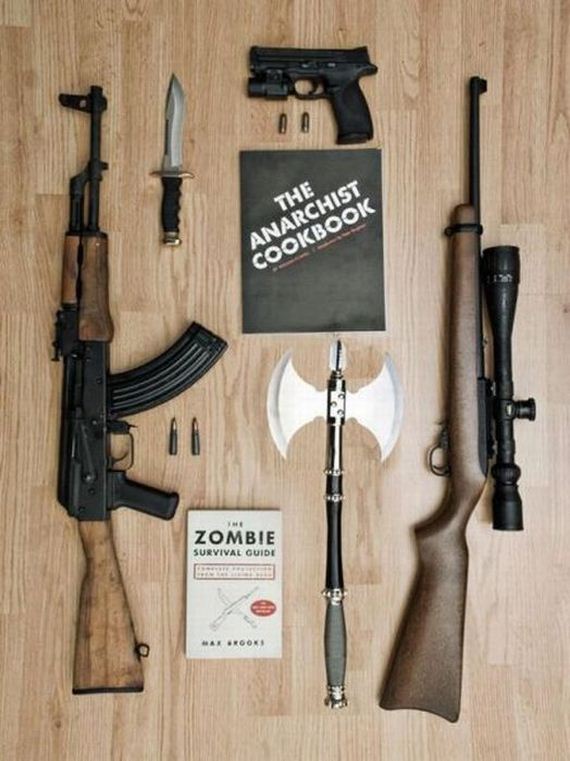 random pic zombie survival weapons - The Anarchist Cookbook Zombie Survival Guide