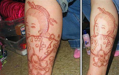 Scarification Tattoos