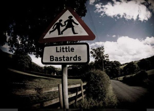 crossing sign - Little Bastards