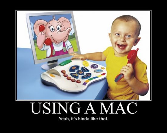 toddler on computer - Using A Mac Yeah, it's kinda that.
