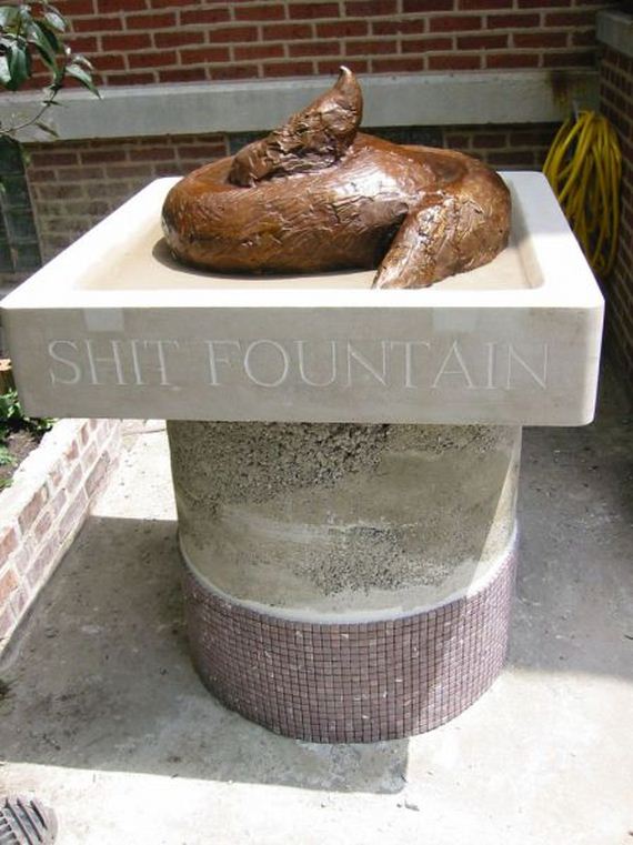 shit statue chicago - Shit Fountain