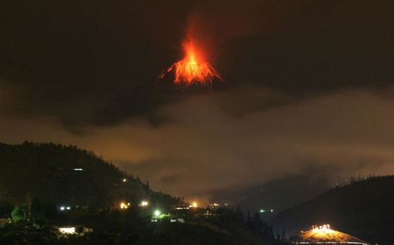 tungurahua volcano eruption