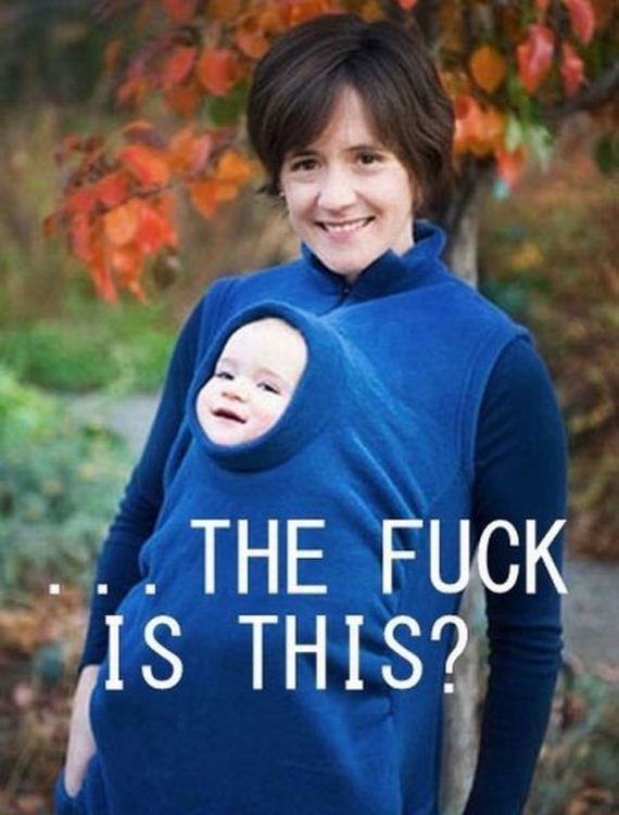 baby snuggie - The Fuck Is This?