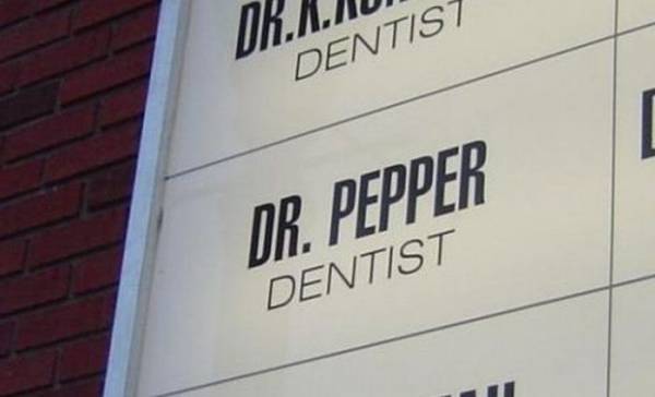 funny doctor names - Dranu Dentis Dr. Pepper Dentist