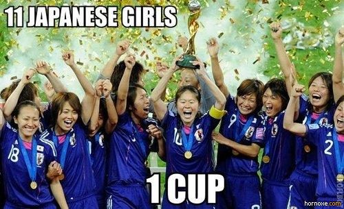 japan world cup win - 11 Japanese Girls N 1 Cup hornoxe.com