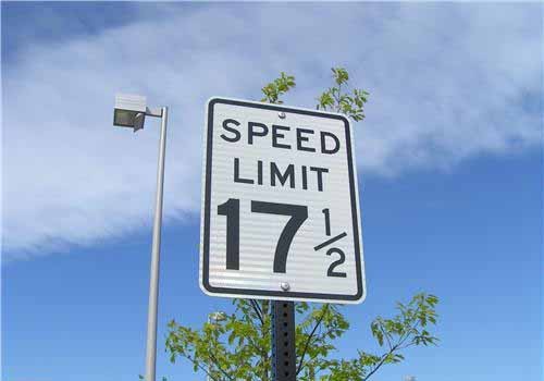 speed limit sign - Speed Limit