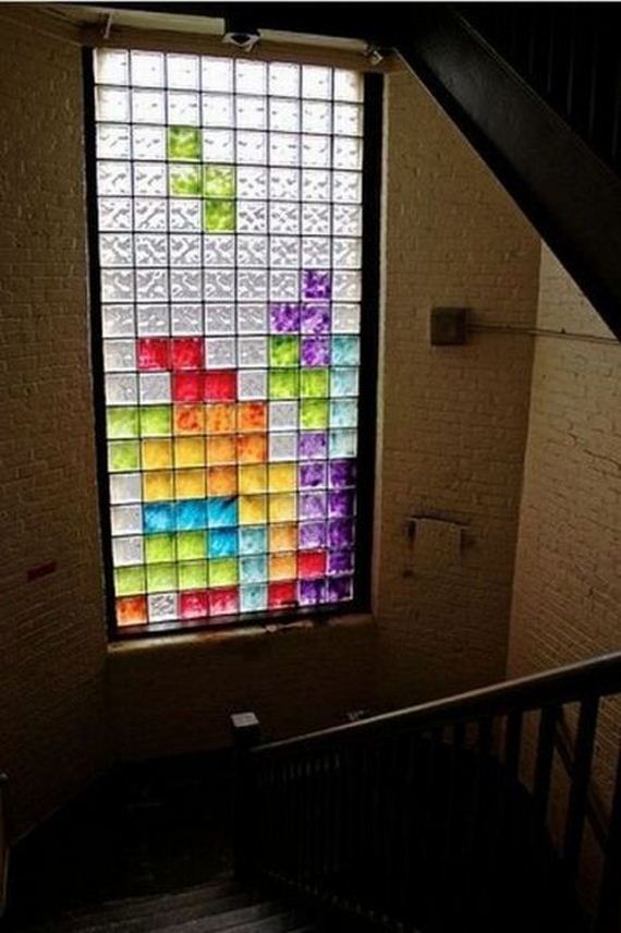tetris stained glass