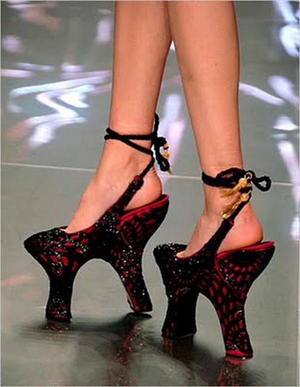 famous footwear black heels