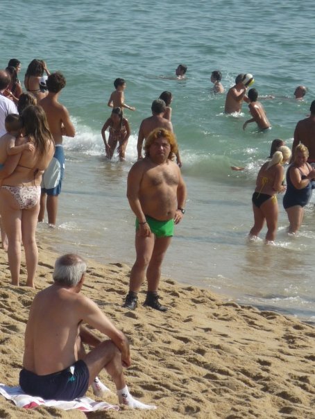 This individual was found at a beach in northern Portugal people claimed he smelled like goat cheese and ass. 