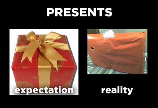 Funny expectations vs reality