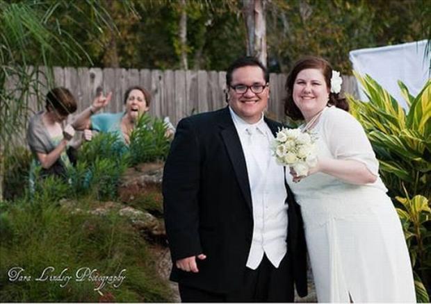Wedding photobombs