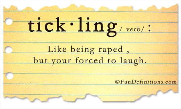 Funny definitions