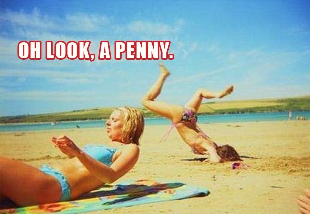 Oh look a penny