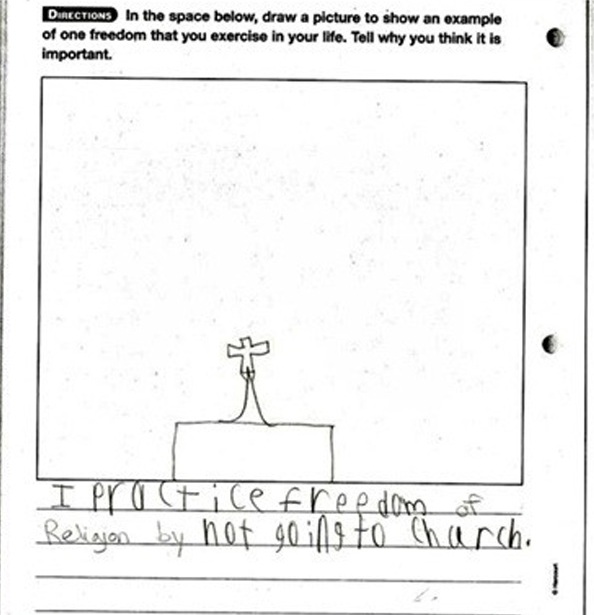 Funny school work answers