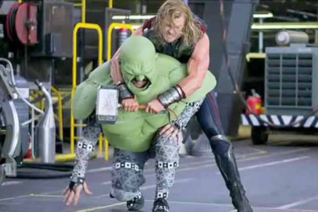 Behind the scenes of the avengers