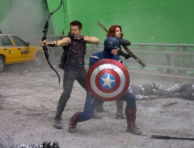 Behind the scenes of the avengers