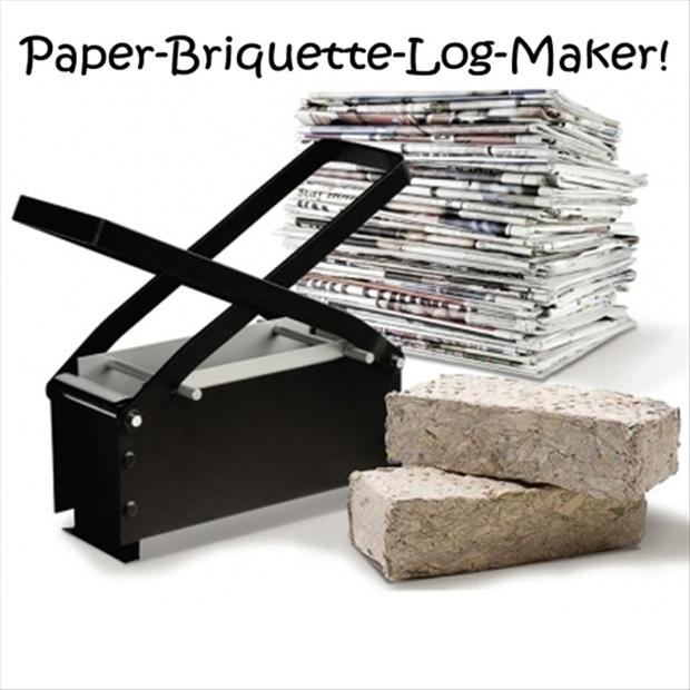 paper briquette maker - PaperBriquetteLogMaker!