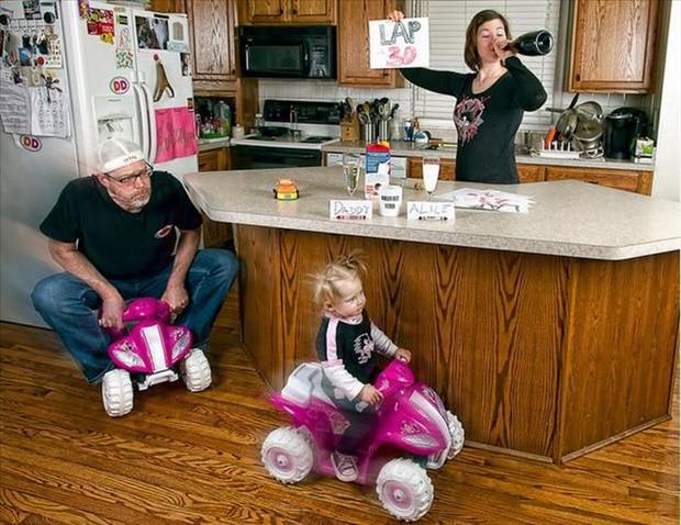 Dad trying to raise his daughter