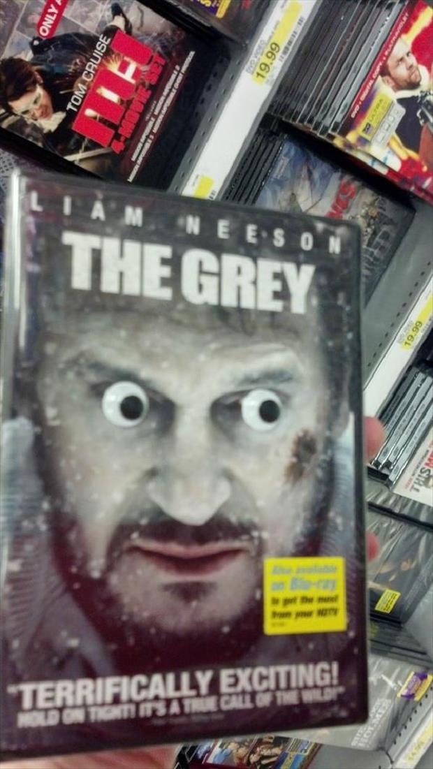 googly eyes on things - Only Tom Cruise 19.99 Nees 0 The Grey "Terrifically Exciting!