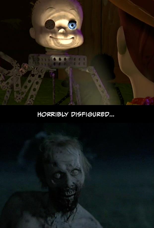 The walking dead is toy story