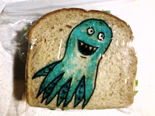 lunch art owl