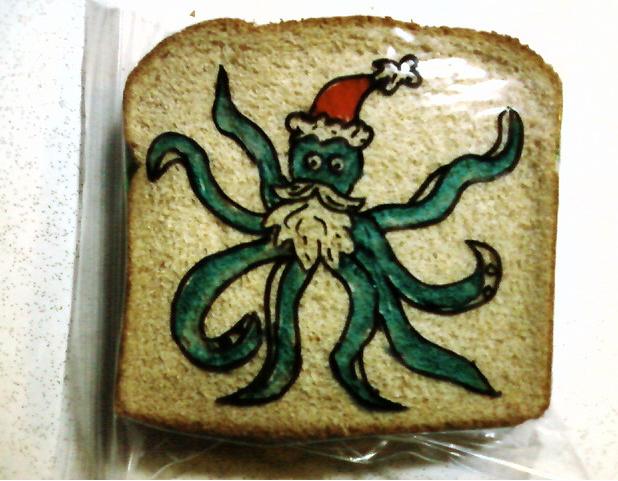 lunch art octopus