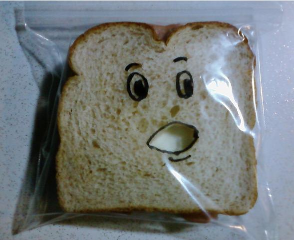 lunch art toast