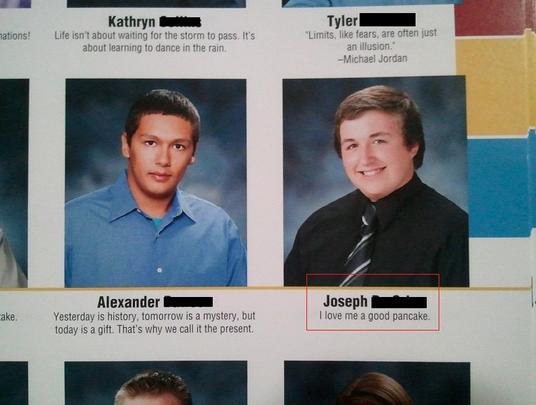 Funny yearbook quotes