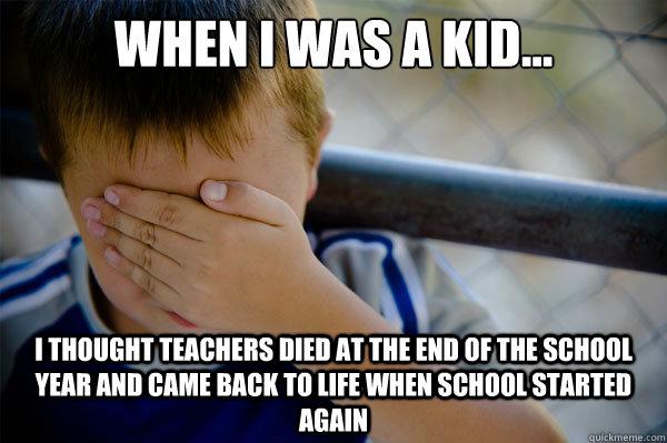 Best of: when I was a kid...