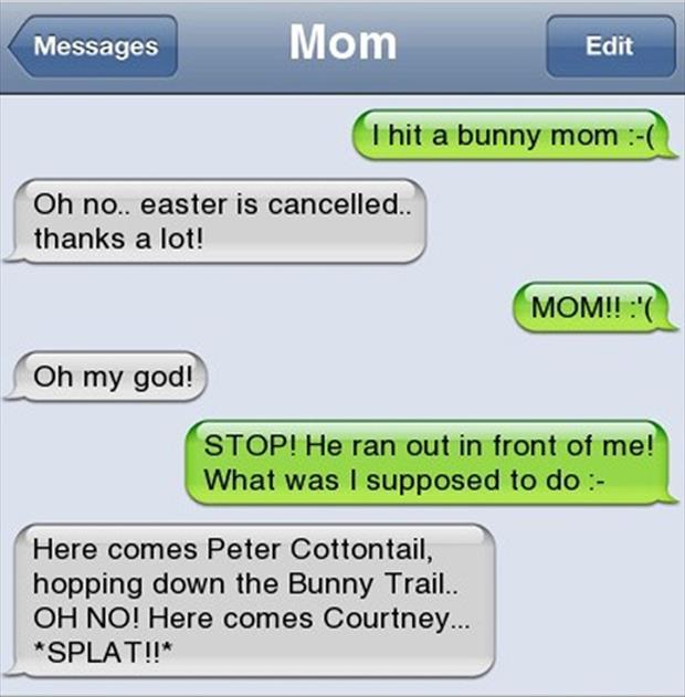 Funny texts from moms