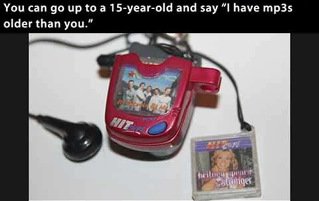 Things that will make you feel old