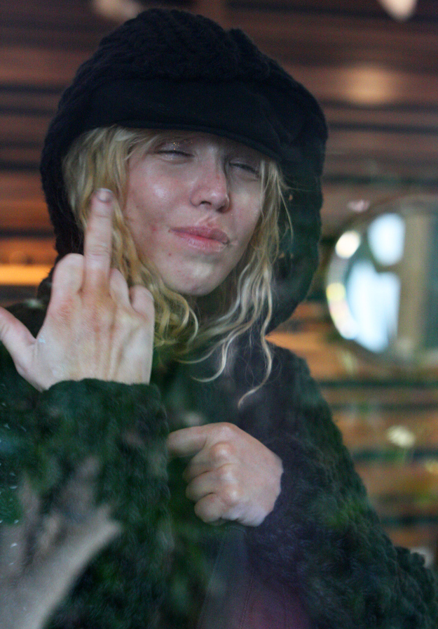 Celebrities giving the middle finger
