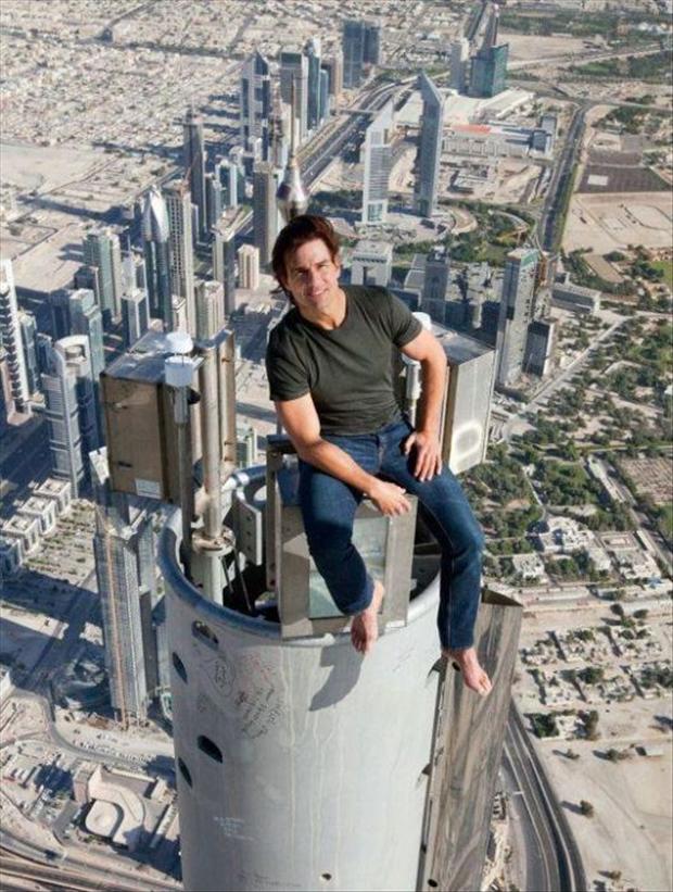 People who aren't afraid of heights