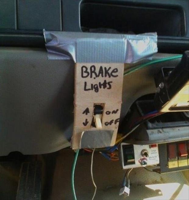 redneck invention redneck engineering - Brake Lights