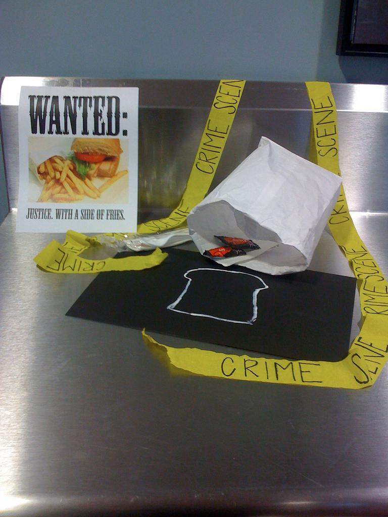 wanted poster - Crime Scen Scene Justice. With A Side Of Fries Lri Crime Crime