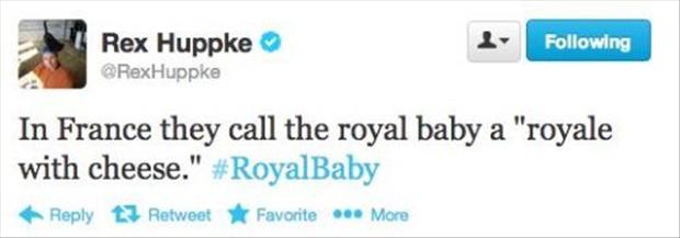 Funny twitter posts about the royal baby