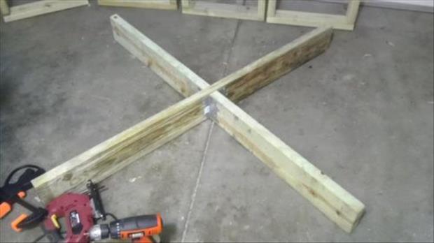 How to make a floating picnic table